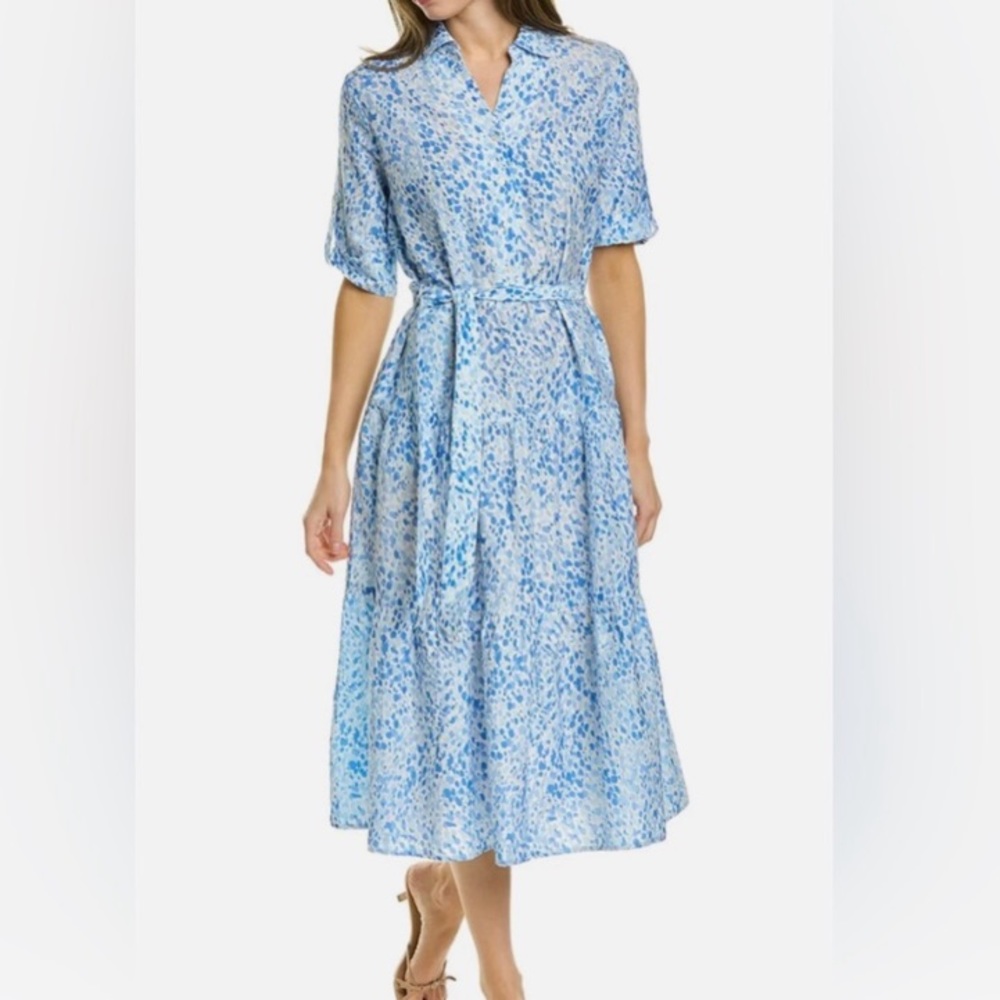 J.McLaughlin floral maxi dress…Silk & Cotton combination. reminds me Lady Diana